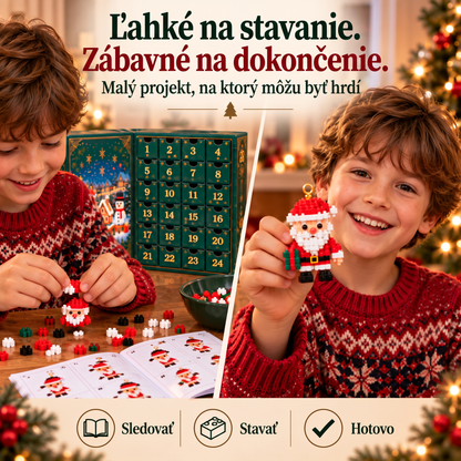 🎅🔥 POSLEDNÝ DEŇ: 50% ZĽAVA 🍇 Vianočný stavebnicový adventný kalendár pre celú rodinu! 💎