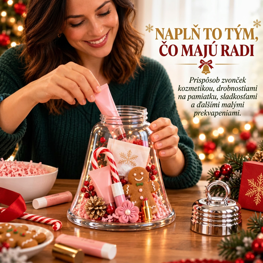 🎁 Vianočná darčeková škatuľka v tvare zvončeka (DIY) – premeňte drobné darčeky na jedno veľké prekvapenie🎄