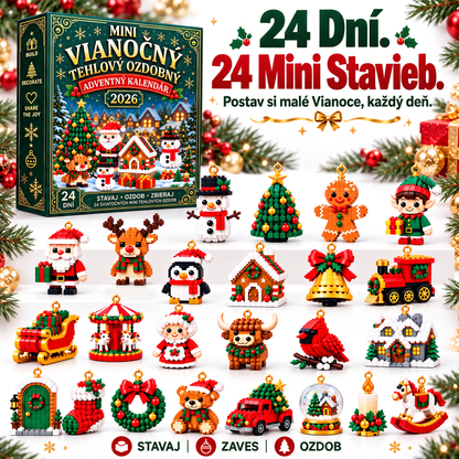 🎅🔥 POSLEDNÝ DEŇ: 50% ZĽAVA 🍇 Vianočný stavebnicový adventný kalendár pre celú rodinu! 💎