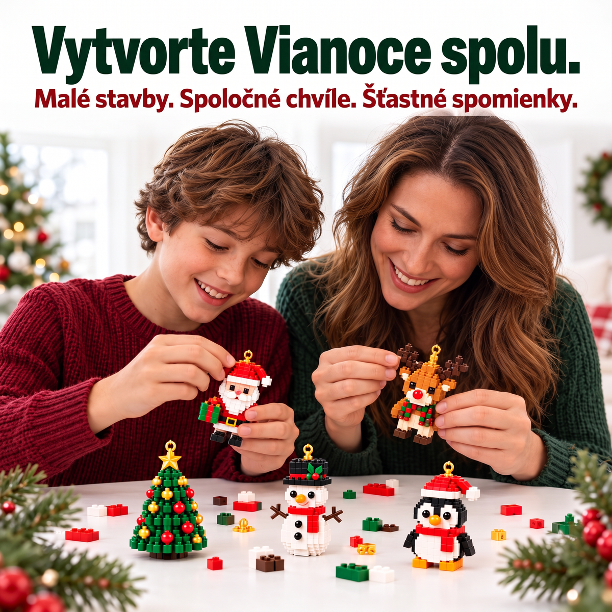 🎅🔥 POSLEDNÝ DEŇ: 50% ZĽAVA 🍇 Vianočný stavebnicový adventný kalendár pre celú rodinu! 💎