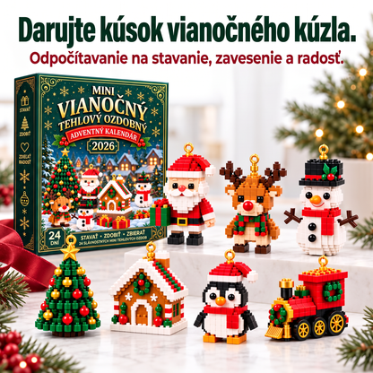 🎅🔥 POSLEDNÝ DEŇ: 50% ZĽAVA 🍇 Vianočný stavebnicový adventný kalendár pre celú rodinu! 💎