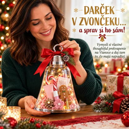 🎁 Vianočná darčeková škatuľka v tvare zvončeka (DIY) – premeňte drobné darčeky na jedno veľké prekvapenie🎄