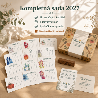 🌱 Kalendár na rok 2027 so semienkami na výsadbu 🍈 – Rok plný krásy a nového života na každej strane! 🌸🎁