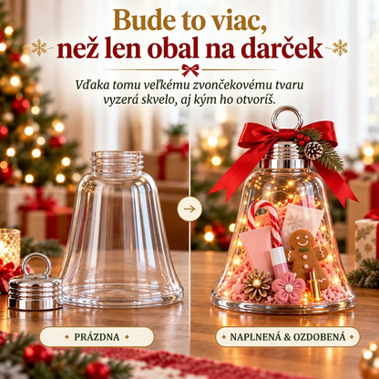 🎁 Vianočná darčeková škatuľka v tvare zvončeka (DIY) – premeňte drobné darčeky na jedno veľké prekvapenie🎄