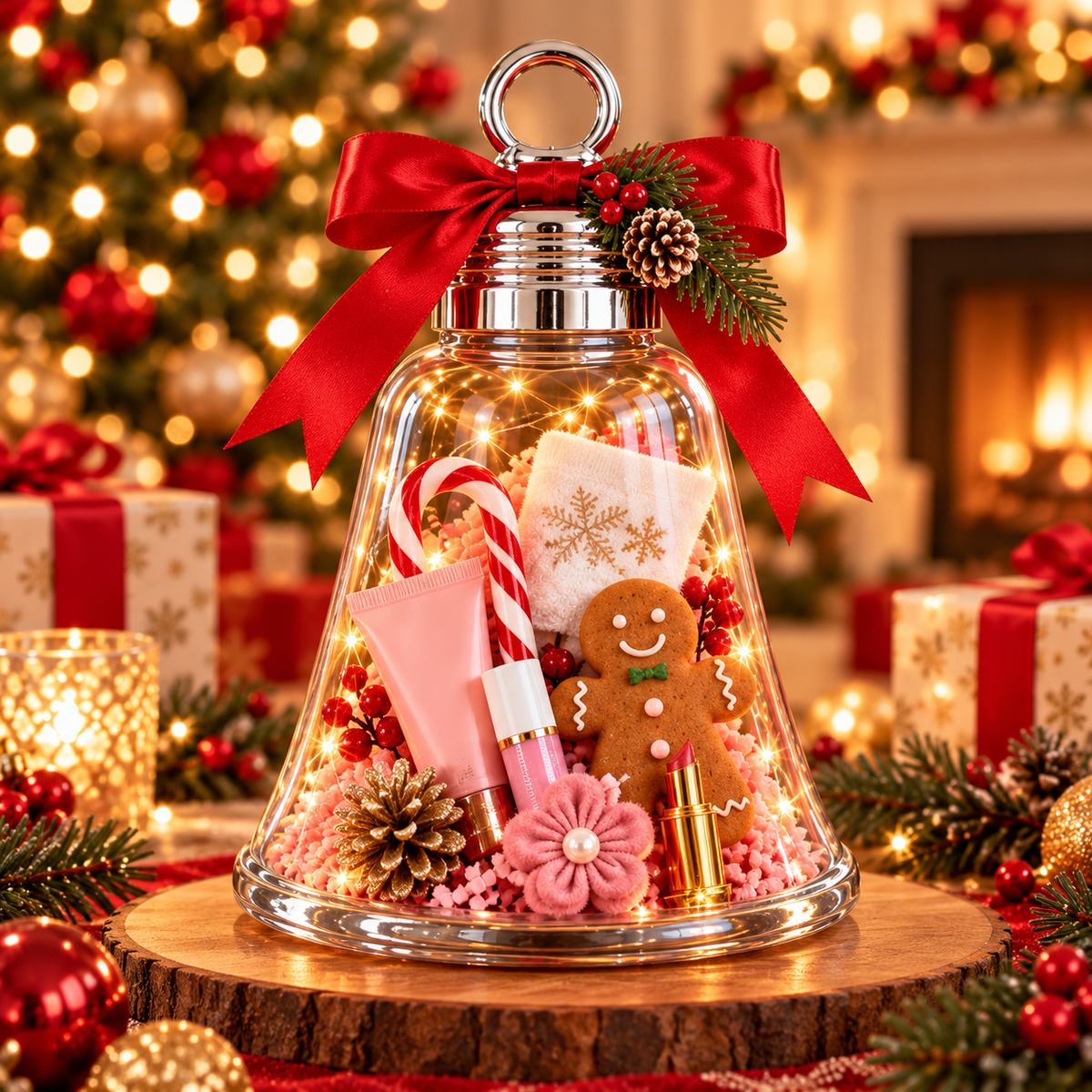 🎁 Vianočná darčeková škatuľka v tvare zvončeka (DIY) – premeňte drobné darčeky na jedno veľké prekvapenie🎄
