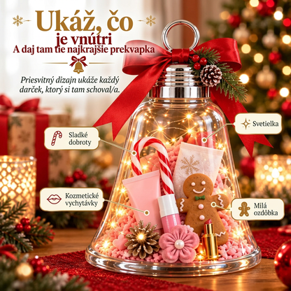 🎁 Vianočná darčeková škatuľka v tvare zvončeka (DIY) – premeňte drobné darčeky na jedno veľké prekvapenie🎄