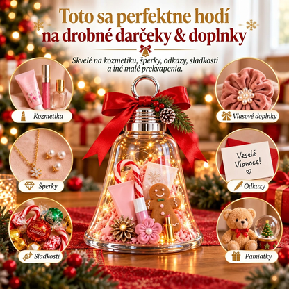 🎁 Vianočná darčeková škatuľka v tvare zvončeka (DIY) – premeňte drobné darčeky na jedno veľké prekvapenie🎄