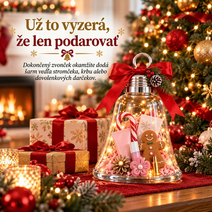 🎁 Vianočná darčeková škatuľka v tvare zvončeka (DIY) – premeňte drobné darčeky na jedno veľké prekvapenie🎄